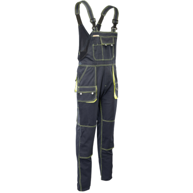 SPODNIE ROBOCZE POLSTAR BRIXTON SPARK ASOG OGRODNICZKI GRANATOWO-ŻÓŁTE SPODNIE ROBOCZE POLSTAR BRIXTON SPARK ASOG OGRODNICZKI GRANATOWO-ŻÓŁTE