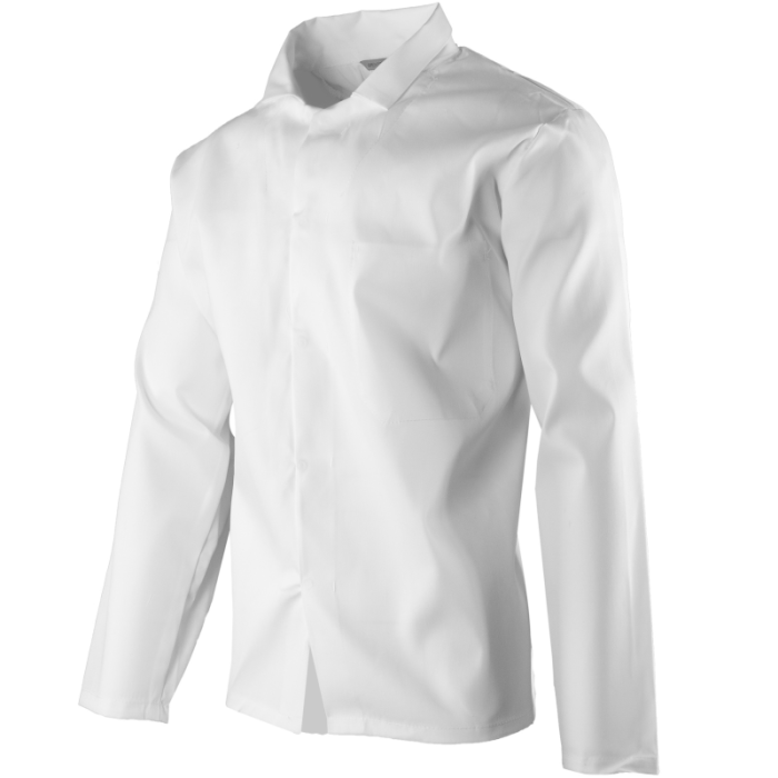 BLUZA ROBOCZA POLSTAR BRIXTON WHITE AW96 Z DŁUGIM RĘKAWEM MĘSKA HACCP BIAŁA