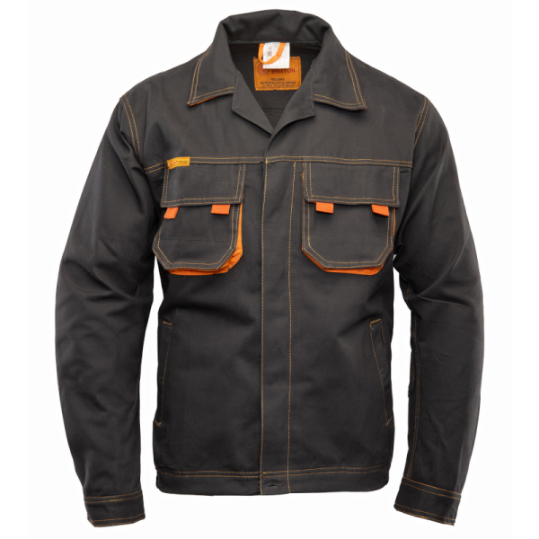 Bluza robocza Polstar Brixton Spark ASBL ochronna 100% bawełna granatowo-pomarańczowa