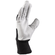 RĘKAWICE ROBOCZE REIS RLCMŻ WZMACNIANE SKÓRĄ LICOWĄ BYDLĘCĄ ŻÓŁTO-BRĄZOWE