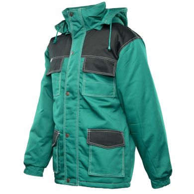 KURTKA ROBOCZA POLSTAR BRIXTON SNOW OSPR PARKA OCIEPLANA Z KAPTUREM ZIELONO-CZARNA