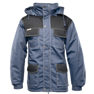 KURTKA ROBOCZA POLSTAR BRIXTON SNOW OSPR PARKA OCIEPLANA Z KAPTUREM STALOWO-CZARNA