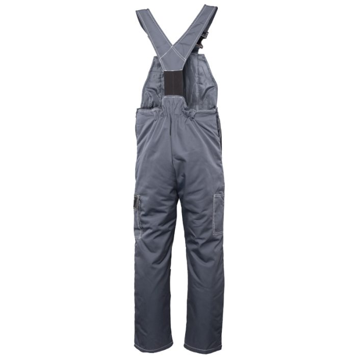 SPODNIE ROBOCZE POLSTAR BRIXTON SNOW OSOG OGRODNICZKI OCIEPLANE STALOWO-CZARNE