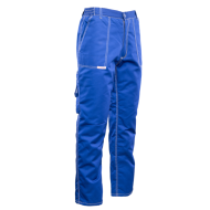SPODNIE ROBOCZE POLSTAR BRIXTON SNOW OSSP DO PASA OCIEPLANE Z PASAMI ODBLASKOWYMI NIEBIESKIE