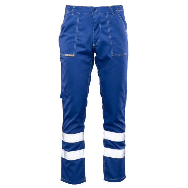 SPODNIE ROBOCZE POLSTAR BRIXTON CLASSIC ABSP DO PASA Z PASAMI ODBLASKOWYMI NIEBIESKIE SPODNIE ROBOCZE POLSTAR BRIXTON CLASSIC ABSP DO PASA Z PASAMI ODBLASKOWYMI NIEBIESKIE