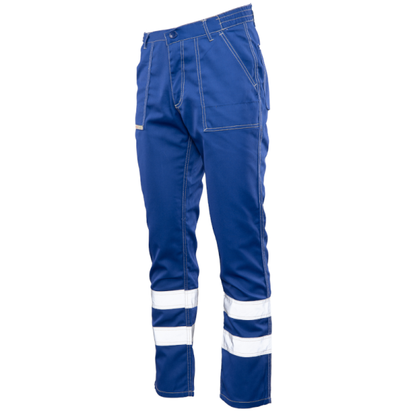 SPODNIE ROBOCZE POLSTAR BRIXTON CLASSIC ABSP DO PASA Z PASAMI ODBLASKOWYMI NIEBIESKIE SPODNIE ROBOCZE POLSTAR BRIXTON CLASSIC ABSP DO PASA Z PASAMI ODBLASKOWYMI NIEBIESKIE