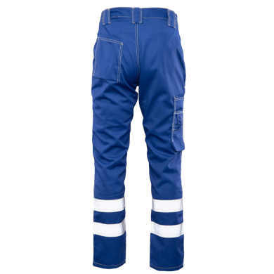 SPODNIE ROBOCZE POLSTAR BRIXTON CLASSIC ABSP DO PASA Z PASAMI ODBLASKOWYMI NIEBIESKIE