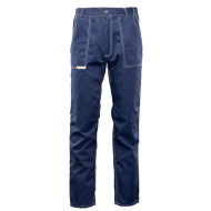 SPODNIE ROBOCZE POLSTAR BRIXTON CLASSIC ABSP DO PASA Z PASAMI ODBLASKOWYMI NIEBIESKIE