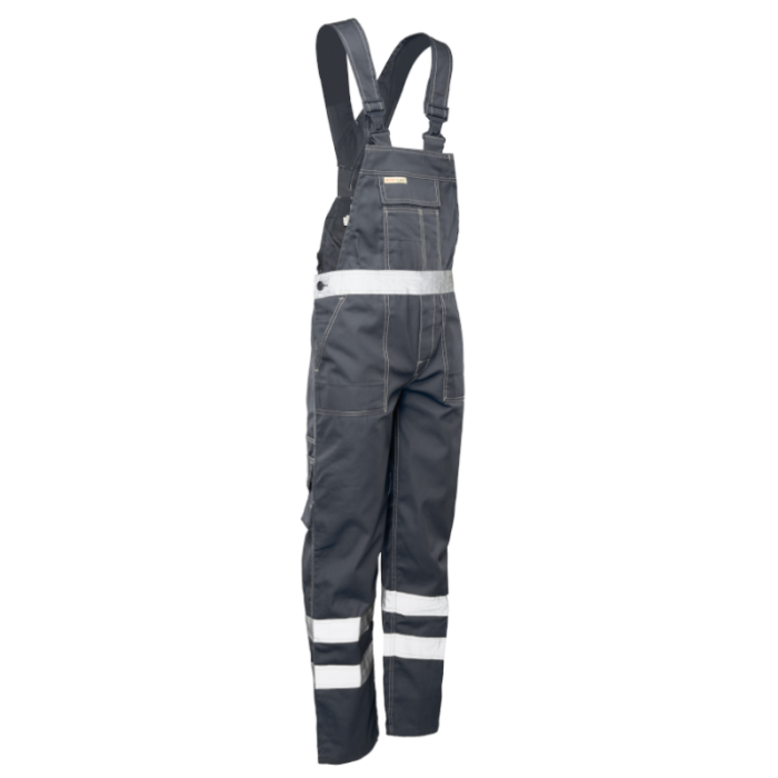 SPODNIE ROBOCZE POLSTAR BRIXTON CLASSIC ABOG OGRODNICZKI Z PASAMI ODBLASKOWMI STALOWE