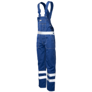 SPODNIE ROBOCZE POLSTAR PROFFLAM AOSP OGRODNICZKI ANTYSTATYCZNE 100% BAWEŁNA GRANATOWE