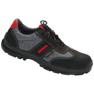 PÓŁBUTY ROBOCZE PPO SPORTY LINE 502 S1P SRC NUBUKOWE CZARNO-CZERWONE