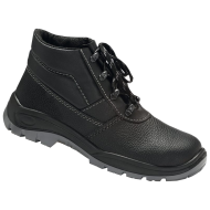 TRZEWIKI ROBOCZE URGENT 101 S1 MAX 48-50 ZE SKÓRY TYPU BUFFALO CZARNO-POMARAŃCZOWE