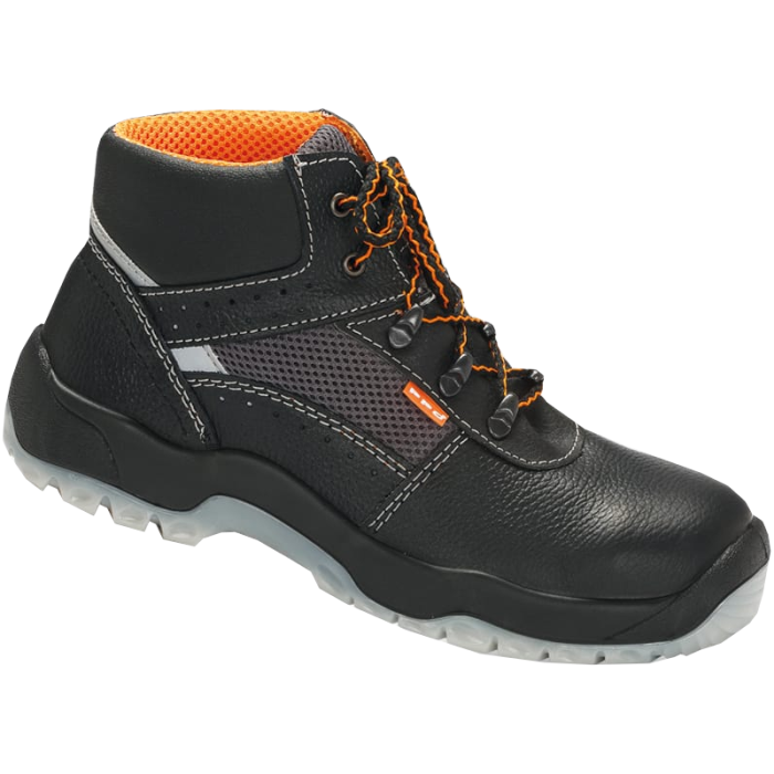 TRZEWIKI ROBOCZE PPO PU/TPU SERIES 055 S1 SRC ZE SKÓRY LICOWEJ BYDLĘCEJ CZARNE