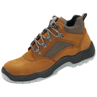 TRZEWIKI ROBOCZE PPO PU/TPU SERIES 72N S1 SRC Z NUBUKU WELURU BRĄZOWE