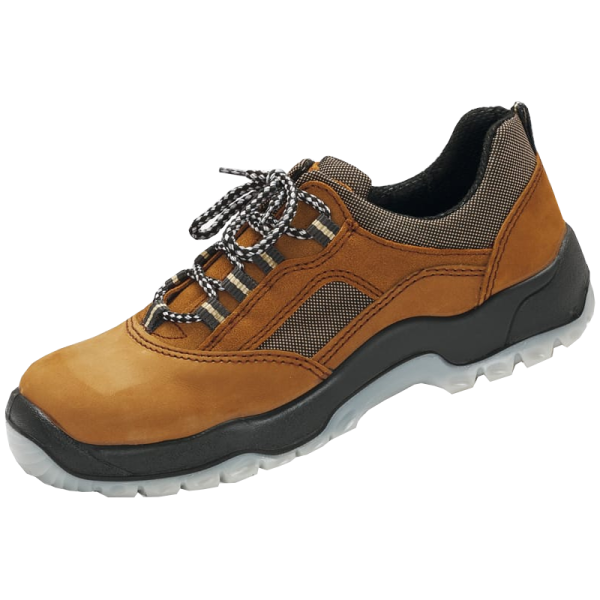 PÓŁBUTY ROBOCZE PPO PU/TPU SERIES 62N S1 SRC Z NUBUKU WELURU BRĄZOWE