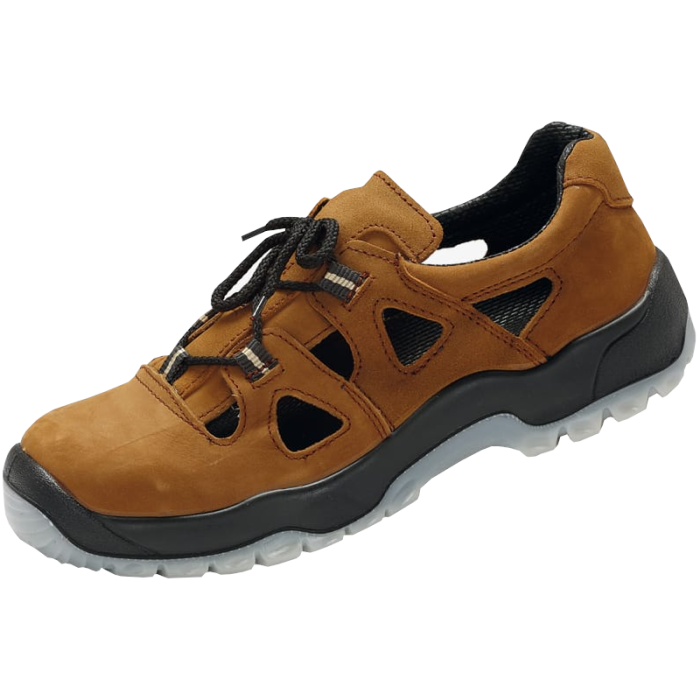 SANDAŁY ROBOCZE PPO PU/TPU SERIES 52N S1 SRC Z WELURU NUBUKU BRĄZOWE