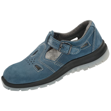 SANDAŁY ROBOCZE PPO WOMEN 250W O1 FO SRC DAMSKIE BEZ PODNOSKA Z WELURU NIEBIESKIE