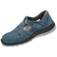 SANDAŁY ROBOCZE PPO WOMEN 250W O1 FO SRC DAMSKIE BEZ PODNOSKA Z WELURU NIEBIESKIE