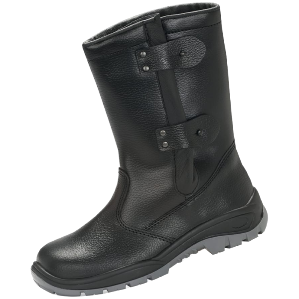TRZEWIKI ROBOCZE PPO WINTER 1413 S1 C1 SRC ZE SKÓRY NATURALNEJ CZARNE