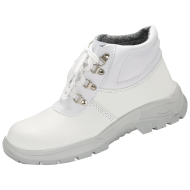 TRZEWIKI ROBOCZE PPO WHITE 03 O1 FO SRC BEZ PODNOSKA ZE SKÓRY LICOWEJ BYDLĘCEJ BIAŁE