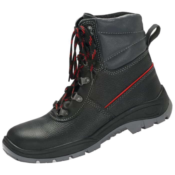 TRZEWIKI ROBOCZE PPO WINTER 0154 S3 CI SRC ZE SKÓRY LICOWEJ CZARNE