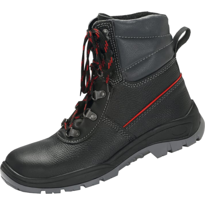 TRZEWIKI ROBOCZE PPO WINTER 0151 S1 CI SRC ZE SKÓRY NATURALNEJ CZARNE