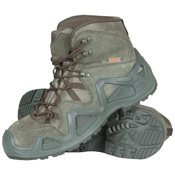 BUTY OCHRONNE REIS TACTICAL GUARD TYPU TRZEWIK ZIELONE KHAKI