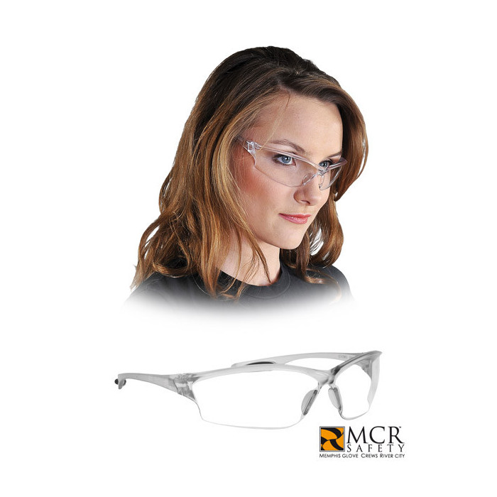 OKULARY OCHRONNE MCR LAW MCR-LAW PRZECIWODPRYSKOWE OP. 10 PAR TRANSPARENTNE