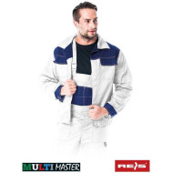 BLUZA ROBOCZA REIS MULTI MASTER BIAŁO-NIEBIESKA