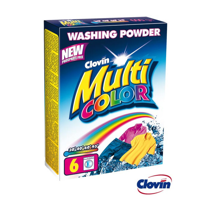 PROSZEK DO PRANIA CLOVIN MULTI COLOR 600 g