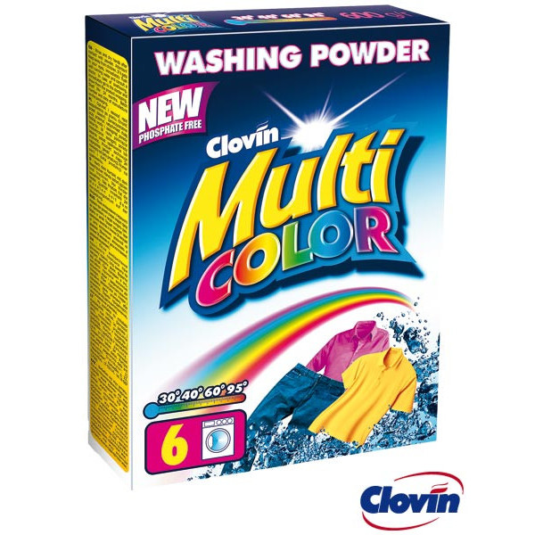 PROSZEK DO PRANIA CLOVIN MULTI COLOR 600 g