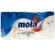 PAPIER TOALETOWY MOLA OP 8SZT BIAŁY