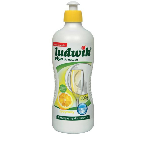 PŁYNY DO MYCIA NACZYŃ LUDWIK 450 ML CYTRYNOWY