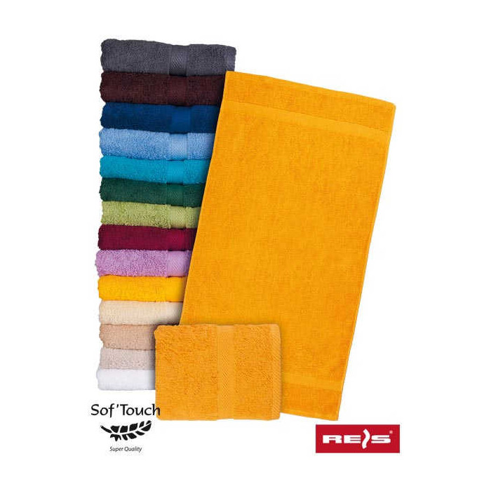 RĘCZNIK FROTTE REIS T-SOFT-50x90 500 g/m2 POMARAŃCZOWY