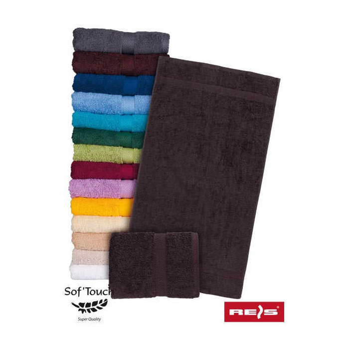 RĘCZNIK FROTTE REIS T-SOFT-50x90 500 g/m2 BRĄZOWY