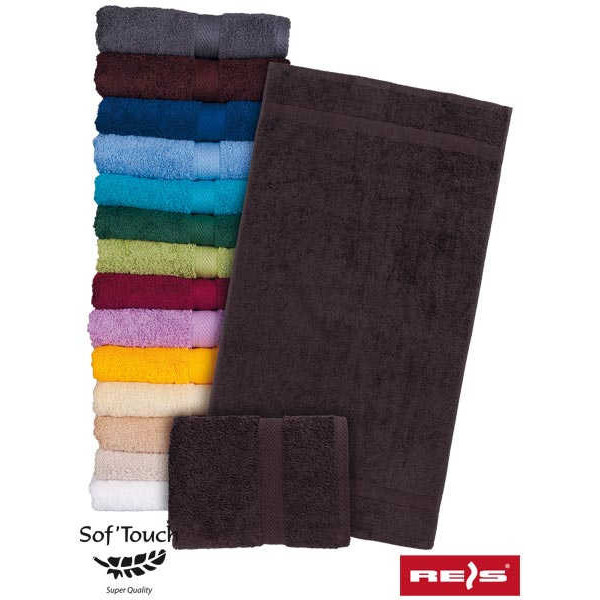 RĘCZNIK FROTTE REIS T-SOFT-50x90 500 g/m2 BRĄZOWY