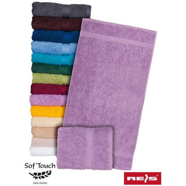 RĘCZNIK FROTTE REIS T-SOFT-50x90 500 g/m2 FIOLETOWY