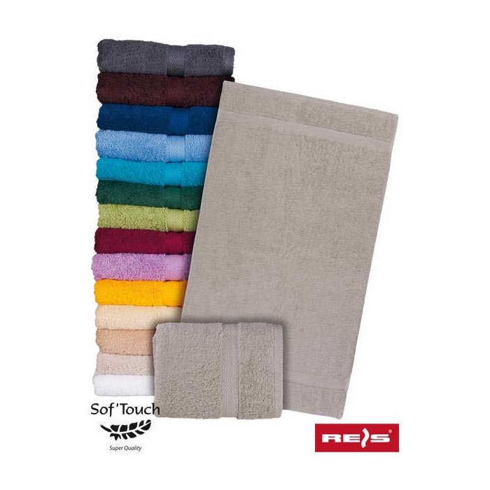 RĘCZNIK FROTTE REIS T-SOFT-50x90 500 g/m2 JASNOSZARY