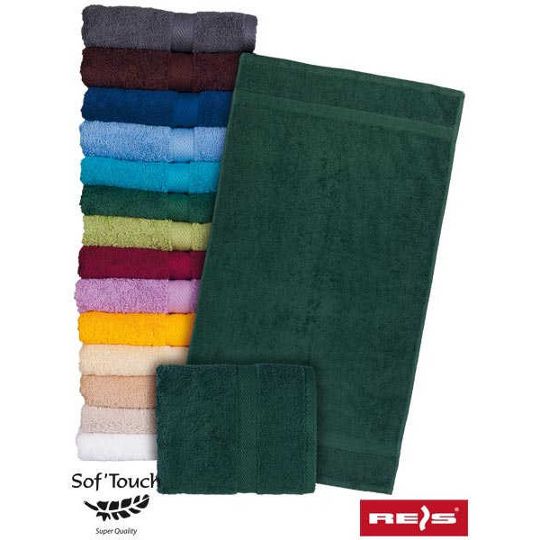 RĘCZNIK FROTTE REIS T-SOFT-50x90 500 g/m2 CIEMNOZIELONY