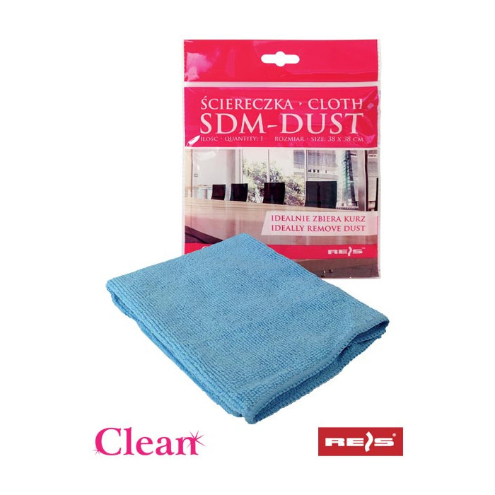 ŚCIERECZKA Z MIKROFIBRY REIS CLEAN SDM-DUST NIEBIESKA