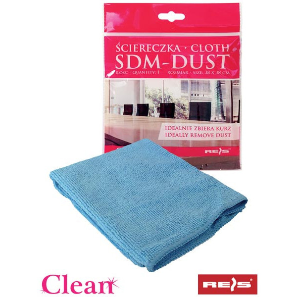 ŚCIERECZKA Z MIKROFIBRY REIS CLEAN SDM-DUST NIEBIESKA