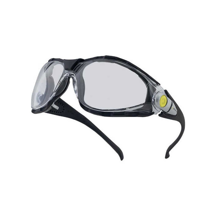 OKULARY OCHRONNE DELTA PLUS PACAYA LYVIZ FILTR UV POWŁOKI NIEPARUJĄCA, NIERYSUJĄCA SZKAŁA BEZBARWNE OPRAWKA CZARNO-SZARA