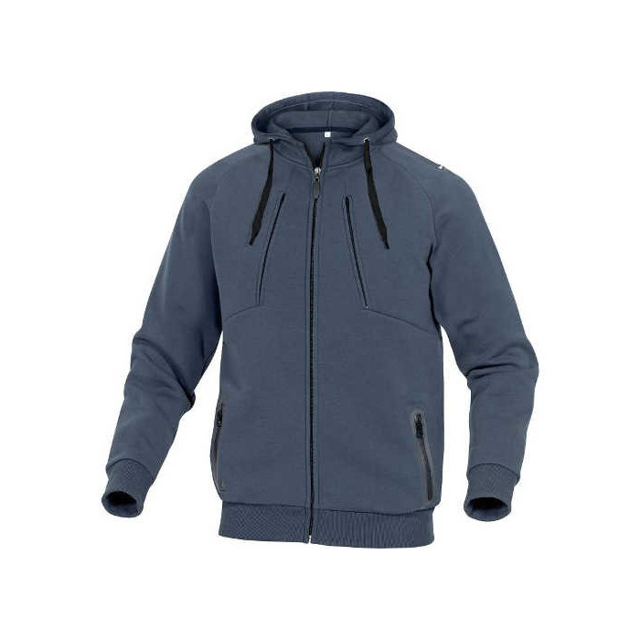 BLUZA ROBOCZA DELTA PLUS ANZIO Z KAPTUREM GRANATOWA