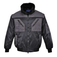 KURTKA ROBOCZA BOMBER BIZFLAME RAIN MULTI PROTECTION PORTWEST PRW-S783NAR TRUDNOPALNA WODOODPORNA PRZECIWDESZCZOWA GRANATOWA