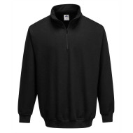 BLUZA ROBOCZA SORRENTO PORTWEST PRW-B309BKR ZAPINANA NA ZAMEK CZARNA