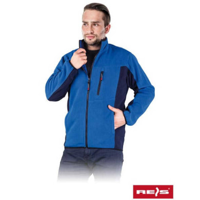 BLUZA ROBOCZA REIS POLAR-TWIN POLAROWA NIEBIESKO-GRANATOWA