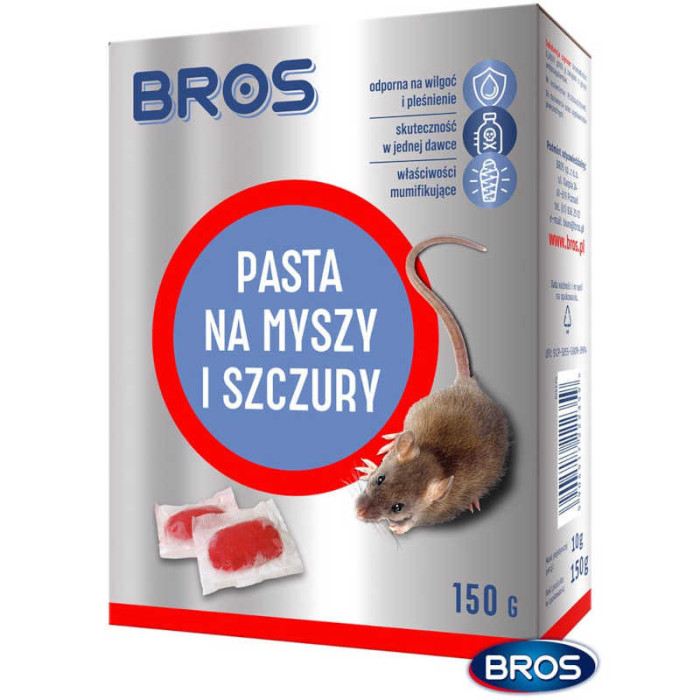 PASTA NA MYSZY I SZCZURY BROS 150G