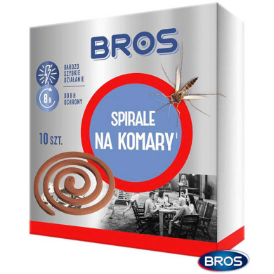 SPIRALA NA KOMARY BROS 10SZT.