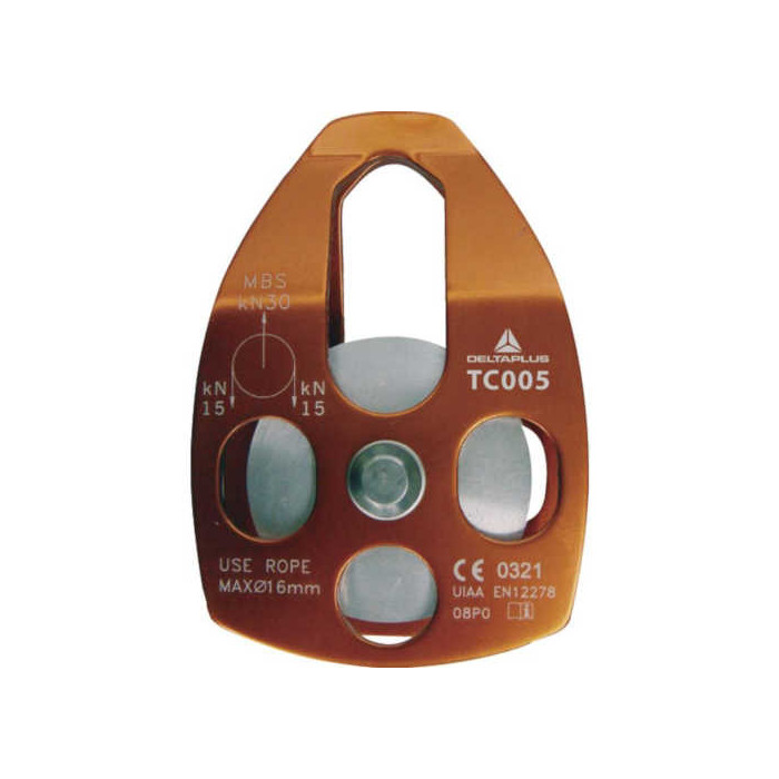 BLOCZEK DELTA PLUS TC005 Z RUCHOMYMI PŁYTKAMI Z ALUMINIUM POMARAŃCZOWY
