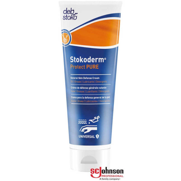 KREM DO RĄK SC JOHNSON STOKODERM PROTECT PURE DS-PROTECT ZABEZPIECZAJĄCY PRZED ZABRUDZENIAMI 100ML